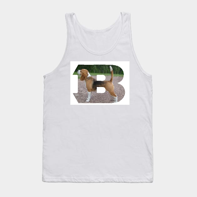 Beagle in B Tank Top by Wanderingangel